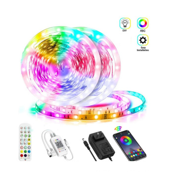 Smart WIFI tuya Smart App Control Led Strip Light RGB Tape 5M 10M DC12V SMD 2835 5050 Flexible RGB LED Stripe Ribbon Diode